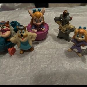Vintage 1991 Kellogg's Cereal Promo / Disney Tail Spin & Rescue Rangers PVC LOT